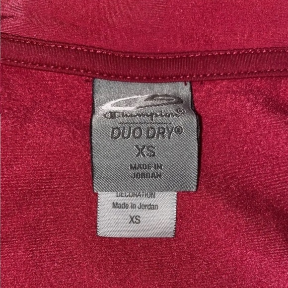 Champion DuoDry Women’s 1/4 Zip Pullover Reflective Activewear Sport Size XS - Picture 4 of 10